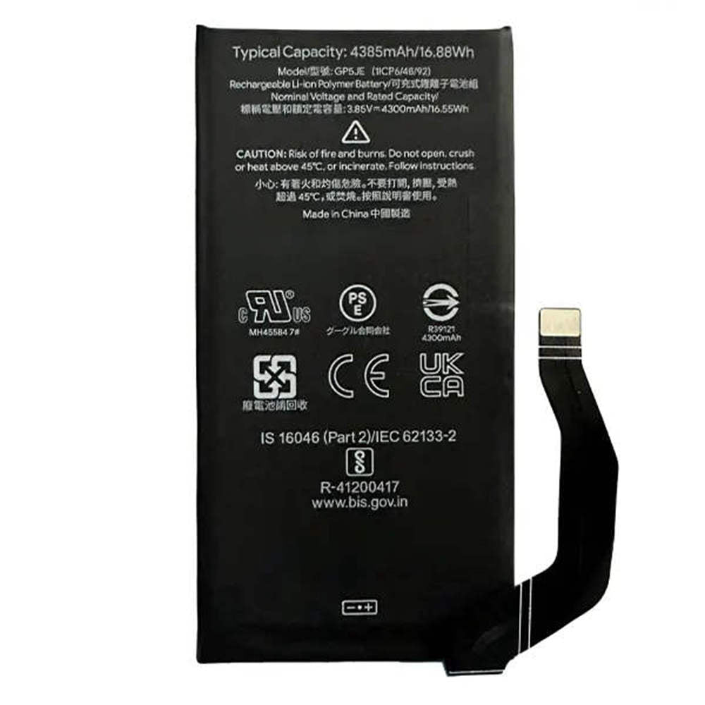 Batterie de remplacement pour Google Pixel 7A, GP5JE Batterie de remplacement pour Google Pixel 7A, GP5JE